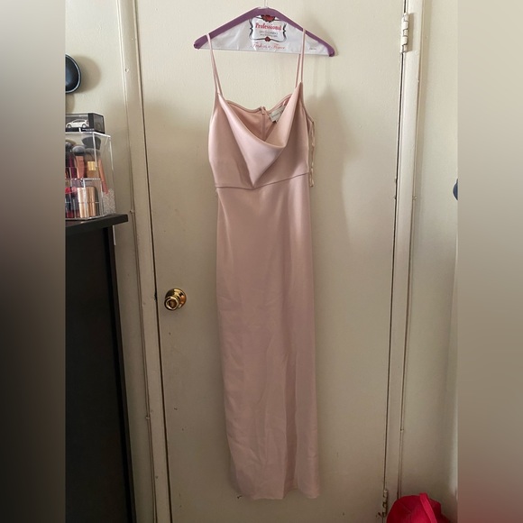 CALI SATIN CHARMEUSE MIDI DRESS ANTHROPOLOGIE - Picture 2 of 6